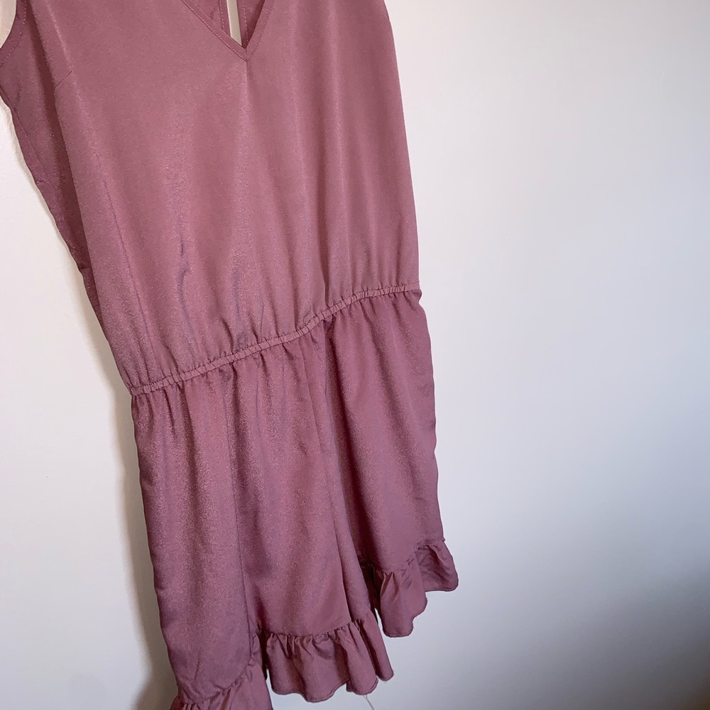 Mauve Charolette Russe Romper